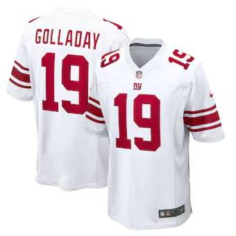 mens nike kenny golladay white new york giants game jersey